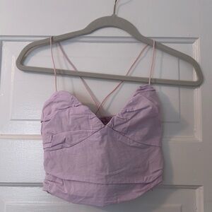 Princess Polly purple crop top